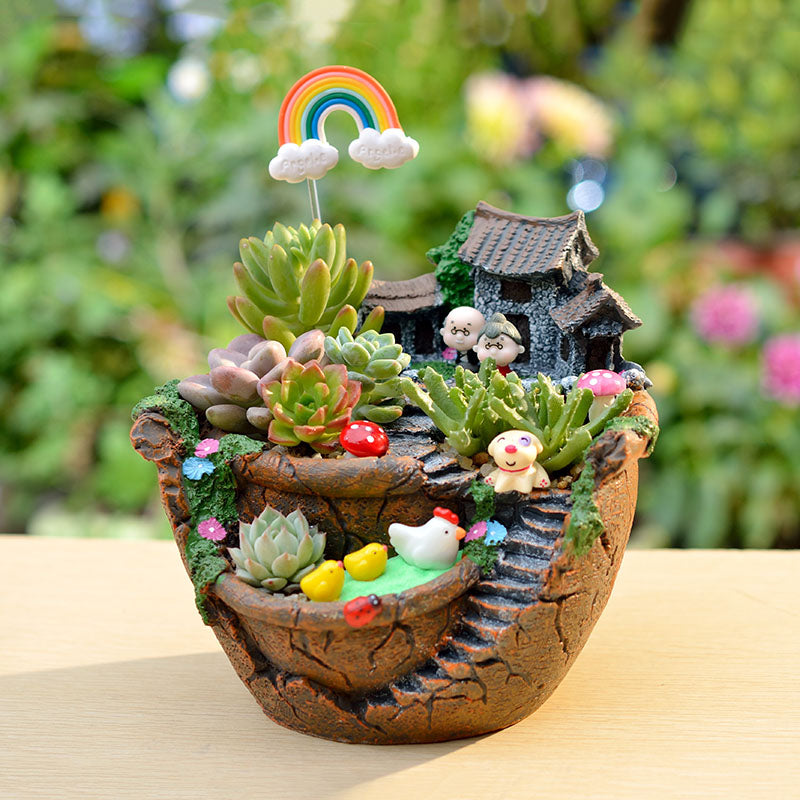 Hanging Garden Creative Succulent Flower Pot - Trendy Treasures