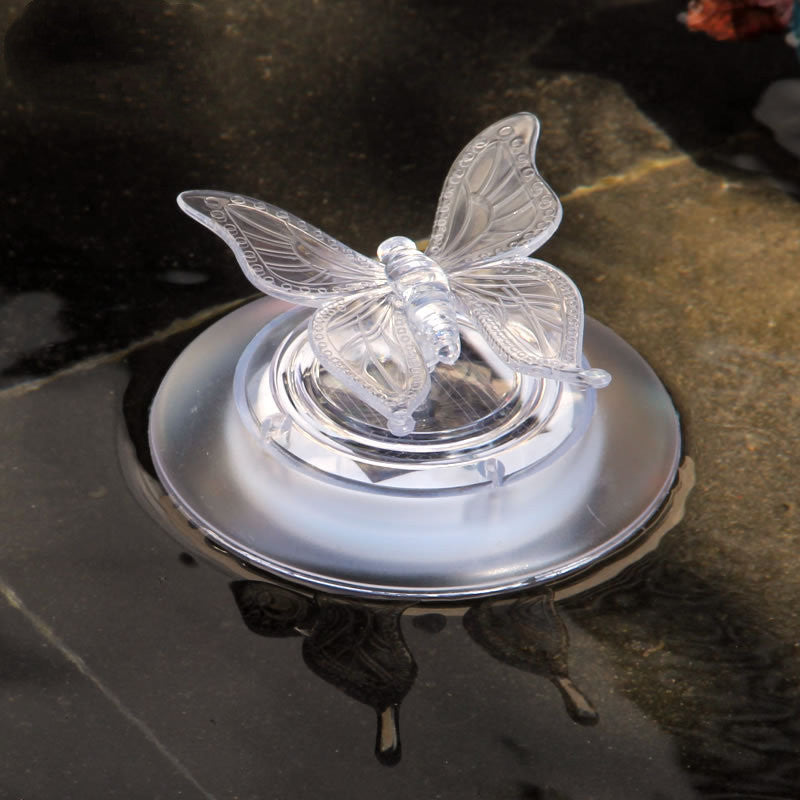 Solar LED Float Lamp Butterfly Dragonfly Shape Garden Pond Water Light Creative Swimming Pool Underwater Light Decor Accessories - Trendy Treasures