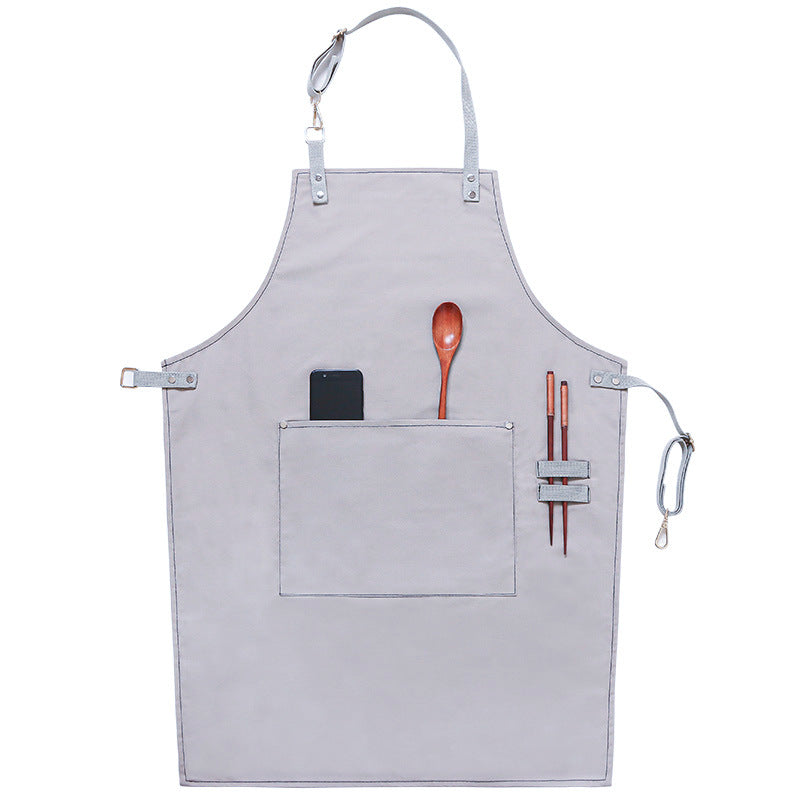 Home Kitchen Cooking Baking Drawing Men's And Women's Canvas Apron - Trendy Treasures