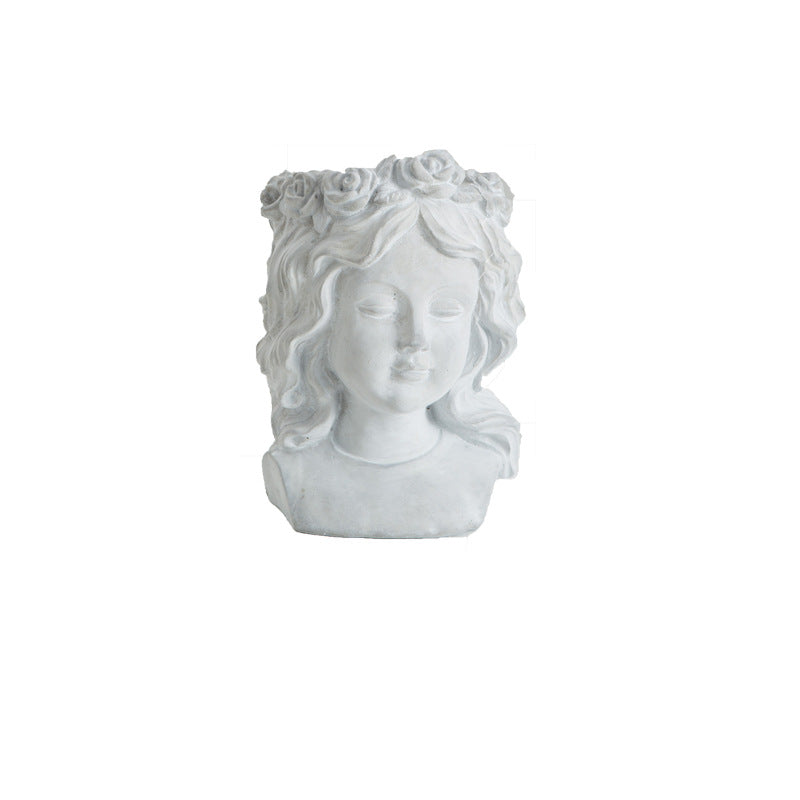 Statue Portrait Flower Garden Decoration - Trendy Treasures