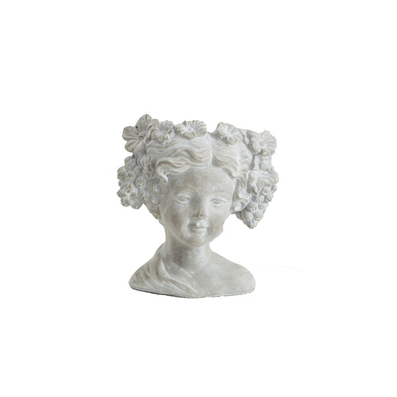 Statue Portrait Flower Garden Decoration - Trendy Treasures