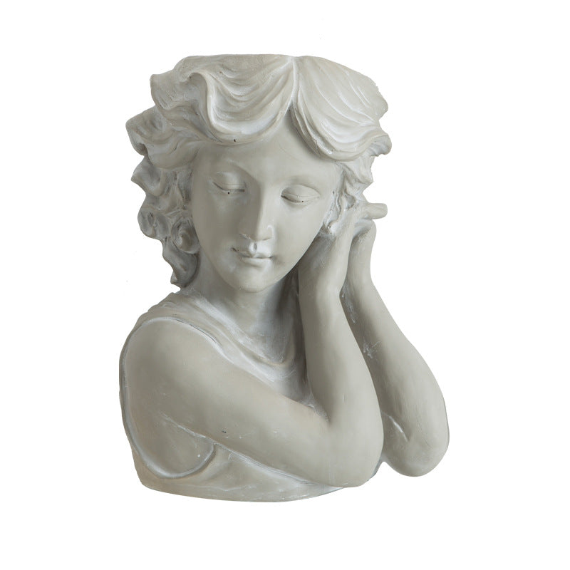 Statue Portrait Flower Garden Decoration - Trendy Treasures