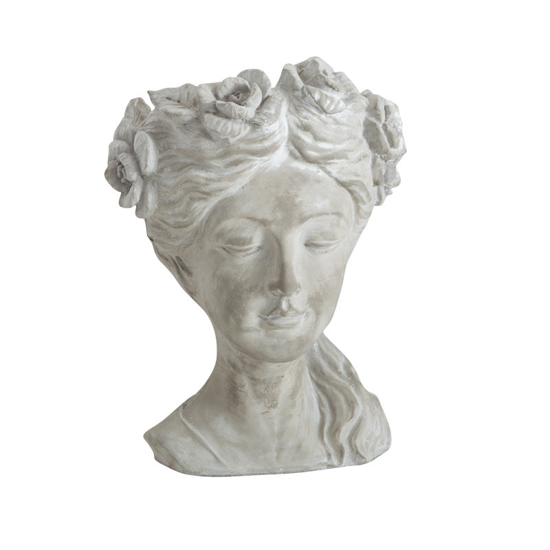 Statue Portrait Flower Garden Decoration - Trendy Treasures