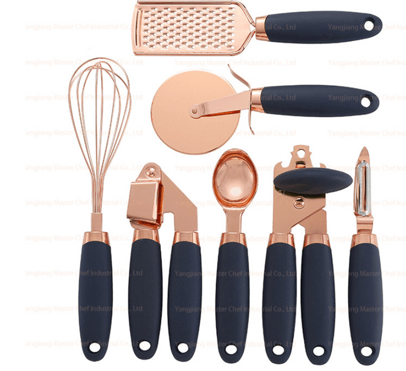 Kitchen Household Peeler Gadget Copper Plating Set - Trendy Treasures