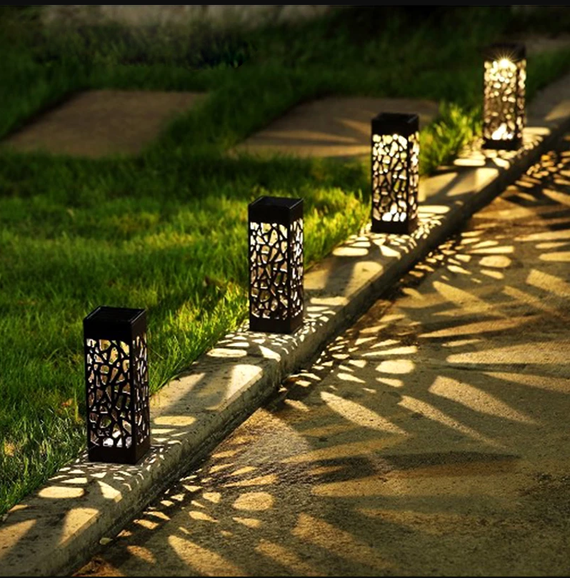 Solar Garden Pathway Lights Lawn Lamp For Garden Lantern Decoration Outdoor Path Light Wireless Waterproof Night Led Solar Lamp - Trendy Treasures