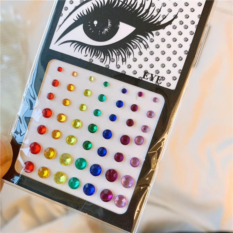 Eye And Face Decoration Patch Makeup Sticker Pearl Veneer Eye Makeup - Trendy Treasures