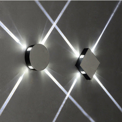 Cross Star Light Bar KTV Project Wall Lamp Decorative Modeling Lamp Outdoor Waterproof A Beam Of Light Wall Lamp - Trendy Treasures