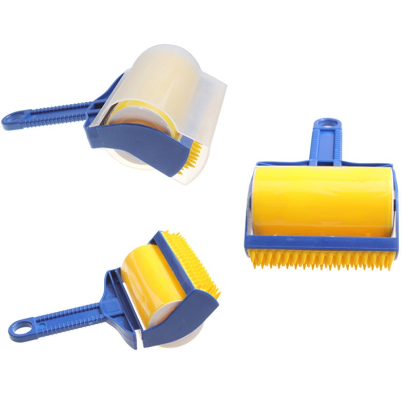 Reusable Sticky Tool Picker Cleaner Lint Roller Pet Hair Remover Brush Clothing Carpet Furniture - Trendy Treasures