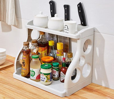 Kitchen Storage Shelving Kitchen Supplies Storage Artifact Multilayer - Trendy Treasures