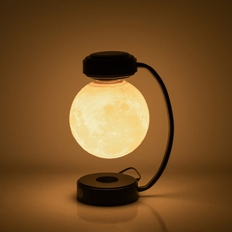 3D LED Moon Night Light Wireless Magnetic Levitating Rotating Floating Ball Lamp For School Office Bookshop Home Decoration - Trendy Treasures