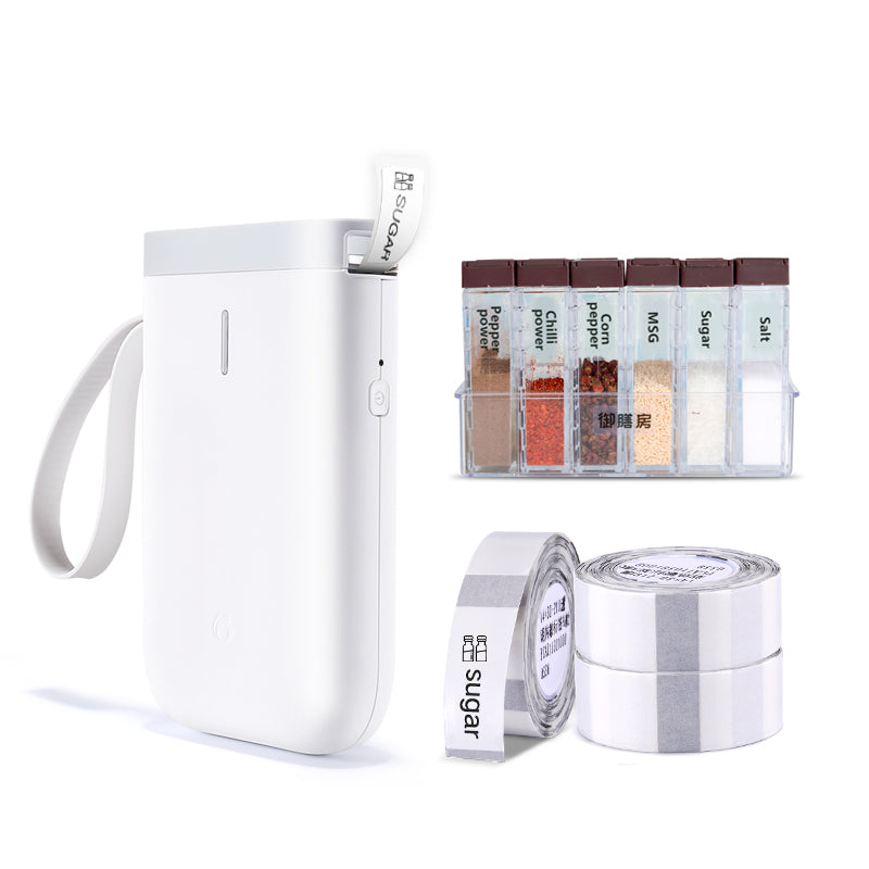 D11 Label Printer Bluetooth Household Non Drying Label Machine Fast Printing Home Use Office - Trendy Treasures