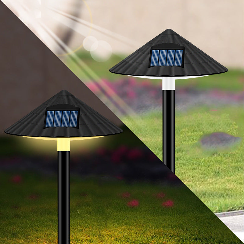 Solar Lawn Umbrella Lights Solar Plug Control Intelligent Road Lamps Outdoor Landscape Garden Decoration Mushroom Lights - Trendy Treasures