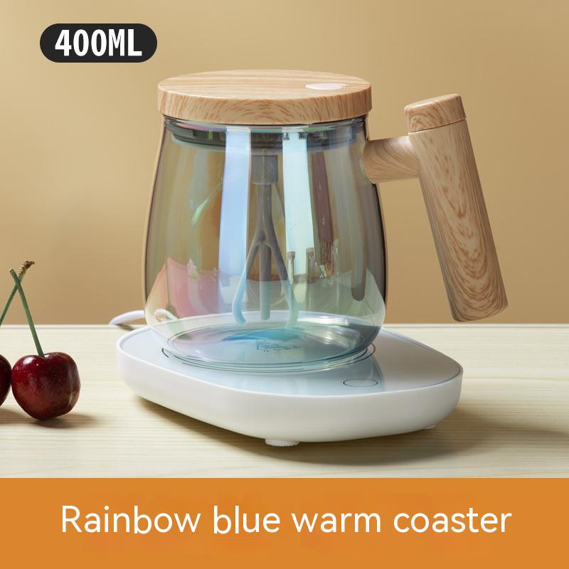 400ML Self Stirring Coffee Mug  Electric Mixing Glass Coffee CupHigh Speed Fast Automatic Coffee Cup For Gyms Dining Room Kitchen Gadgets - Trendy Treasures