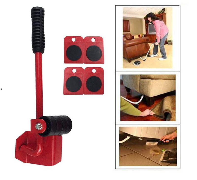 Professional Furniture Transport Moving Lifter Tool Mover Device 5PCS per Set - Trendy Treasures