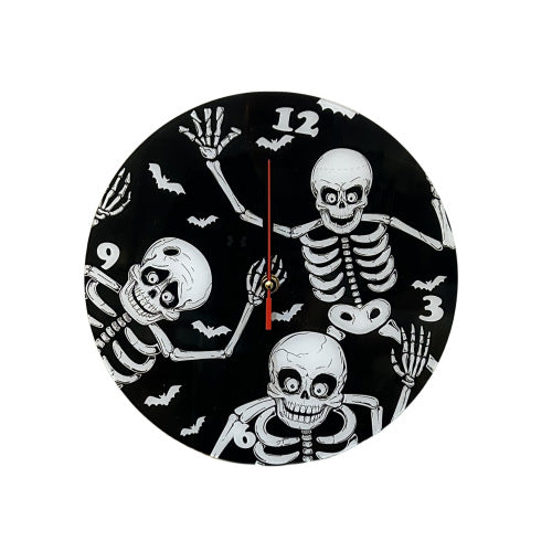 Living Room Home Halloween Theme Noiseless Clock - Trendy Treasures