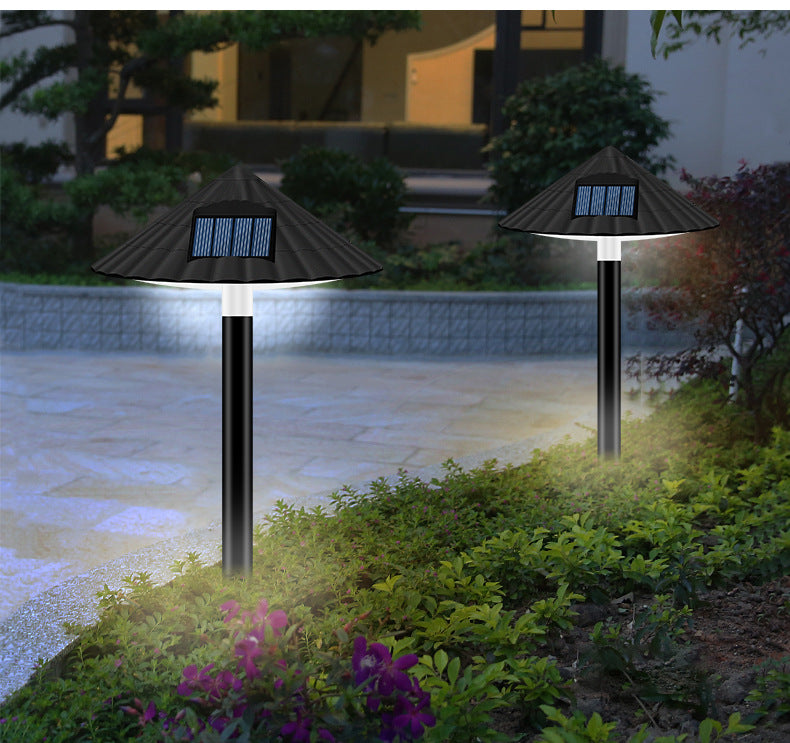 Solar Lawn Umbrella Lights Solar Plug Control Intelligent Road Lamps Outdoor Landscape Garden Decoration Mushroom Lights - Trendy Treasures