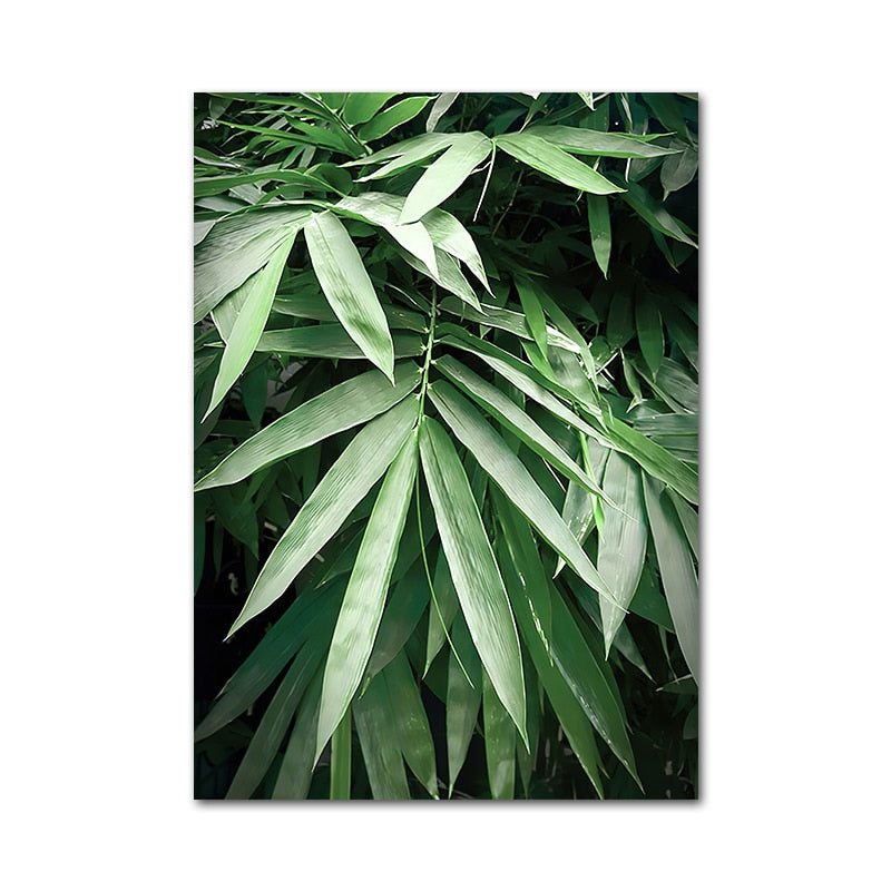 Green Forest Canvas Poster Nature Landscape Picture Art - Trendy Treasures