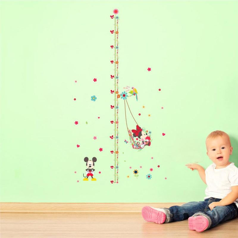 Tree Lion Wall Stickers Height Measure for Kid Rooms - Trendy Treasures