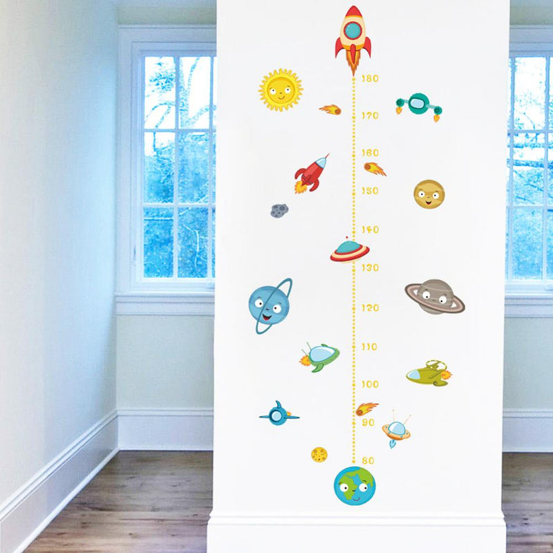 Tree Lion Wall Stickers Height Measure for Kid Rooms - Trendy Treasures