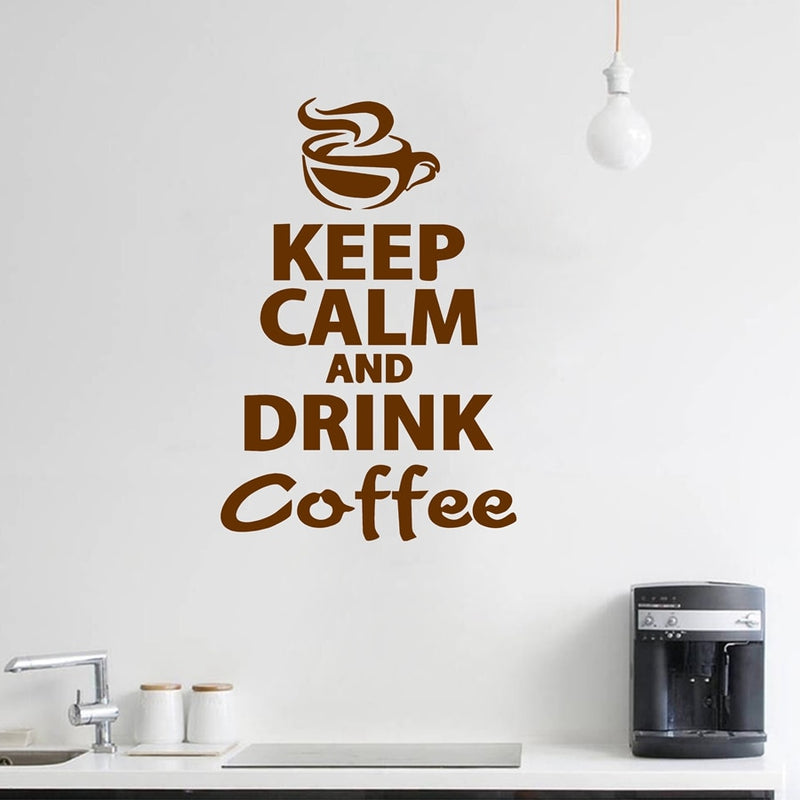 Kitchen Coffee Shop Walls Decal Wall Art - Trendy Treasures