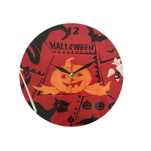 Living Room Home Halloween Theme Noiseless Clock - Trendy Treasures