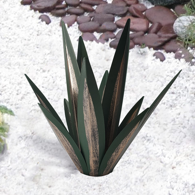 Agave Flower Metal Creativity Decoration Iron Artware Outdoor - Trendy Treasures