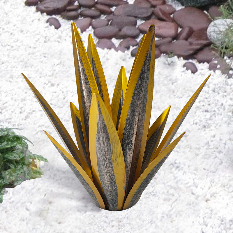 Agave Flower Metal Creativity Decoration Iron Artware Outdoor - Trendy Treasures