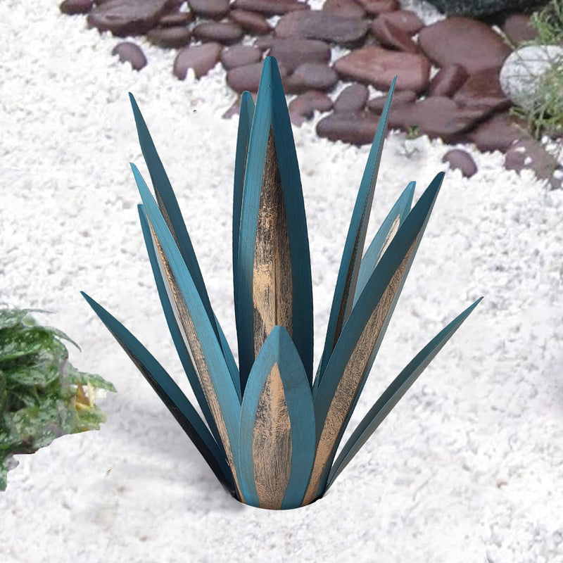 Agave Flower Metal Creativity Decoration Iron Artware Outdoor - Trendy Treasures