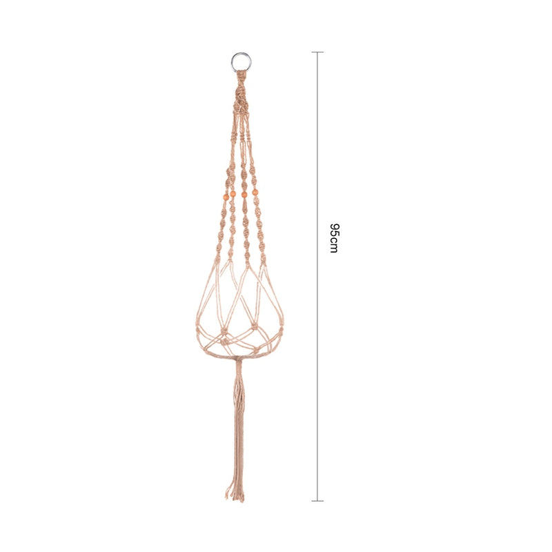 Handmade Macrame Plant, Flower Pot Hanger - Trendy Treasures