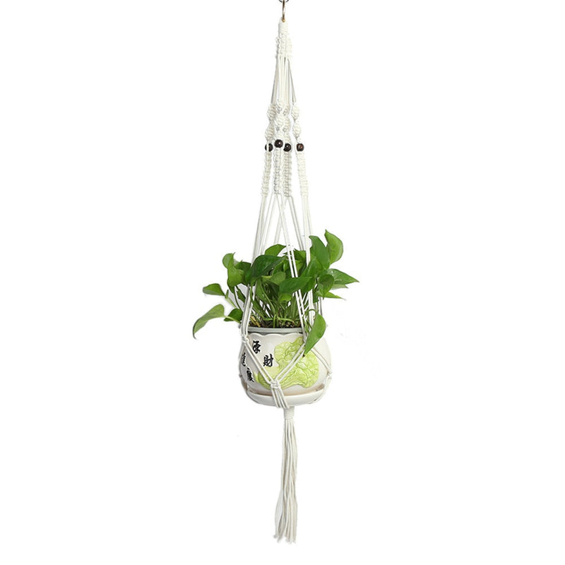 Handmade Macrame Plant, Flower Pot Hanger - Trendy Treasures