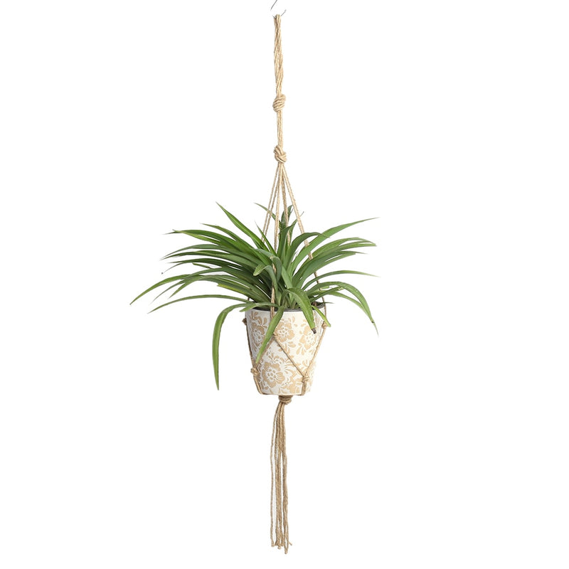 Handmade Macrame Plant, Flower Pot Hanger - Trendy Treasures