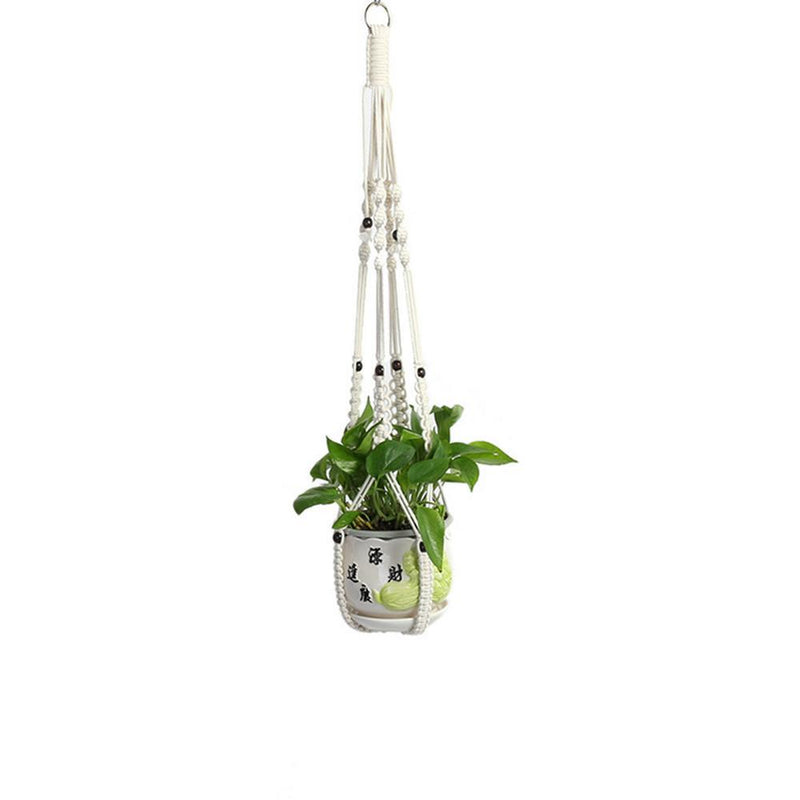 Handmade Macrame Plant, Flower Pot Hanger - Trendy Treasures