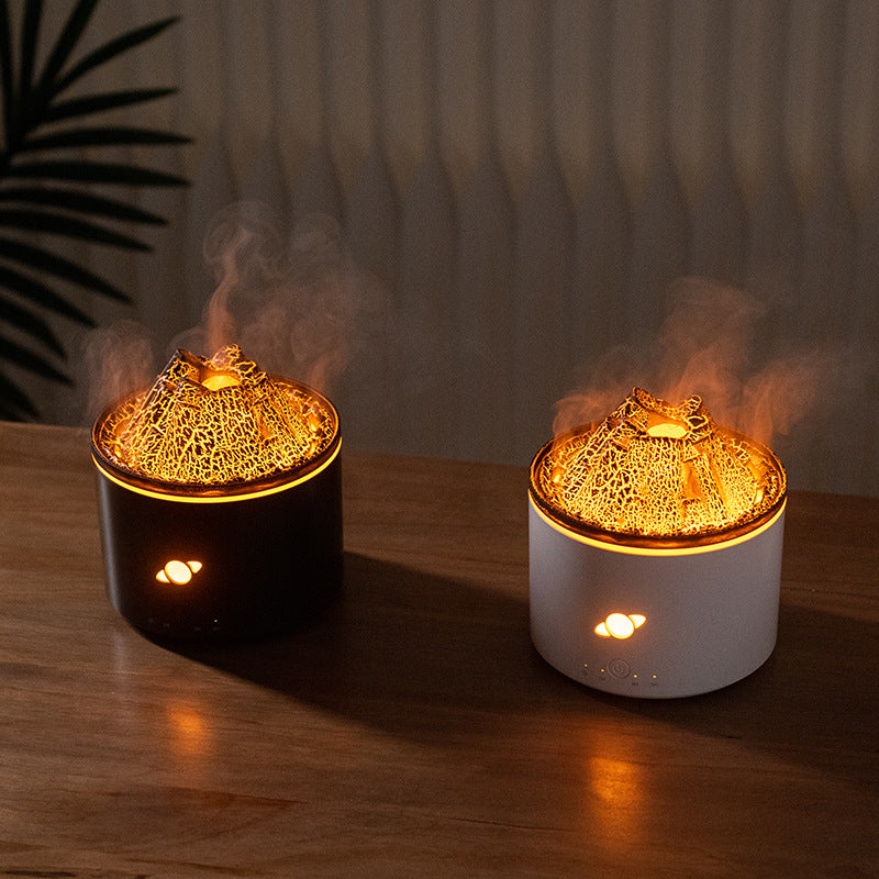 Simulation Volcano Aroma Diffuser Home Bedroom - Trendy Treasures