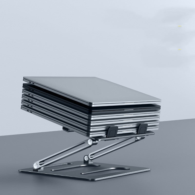 Metal Laptop Stand Office Adjustable Lift Table - Trendy Treasures