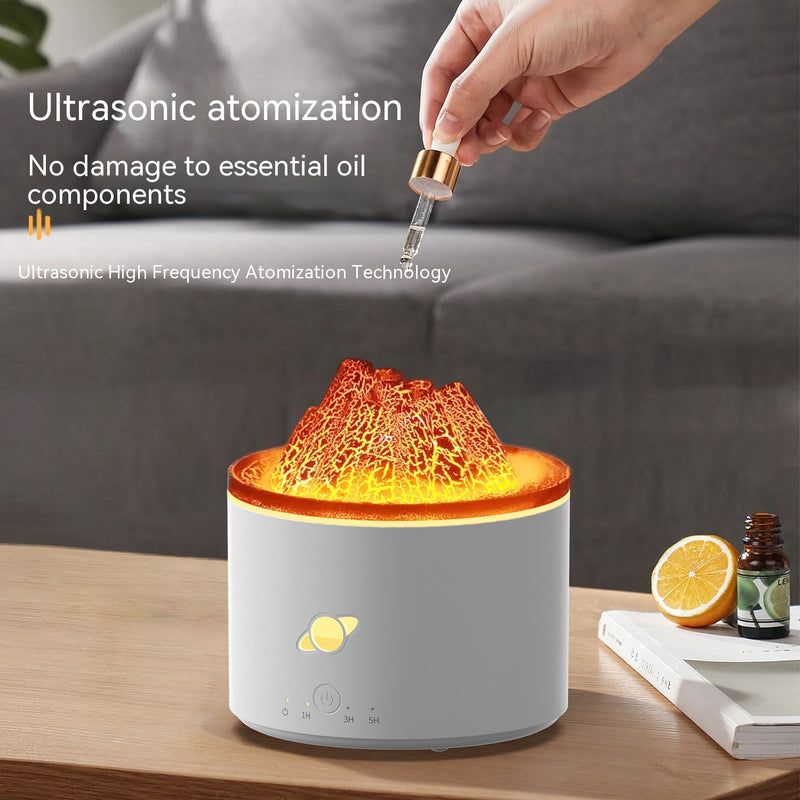 Simulation Volcano Aroma Diffuser Home Bedroom - Trendy Treasures