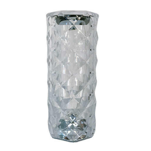 Creative Crystal Diamond Table Lamp Rechargeable Acrylic Bedroom Bedside - Trendy Treasures