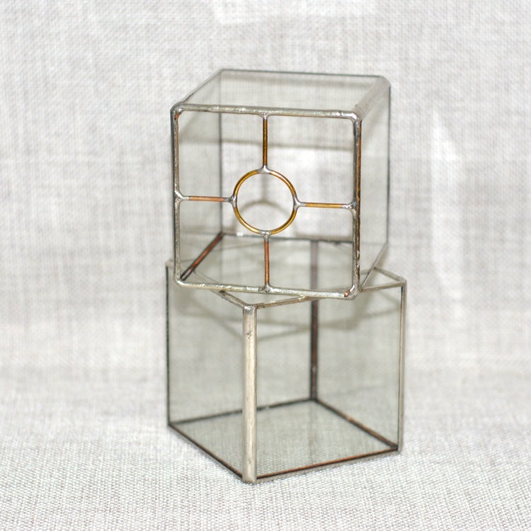 Vintage Glass Succulent Flower Pot Furnishings - Trendy Treasures