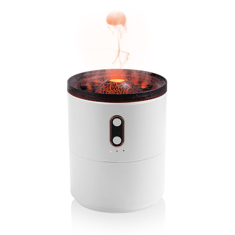 Volcanic Flame Aroma Essential Oil Diffuser USB Portable Jellyfish Air Humidifier Night Light Lamp Fragrance Humidifier - Trendy Treasures