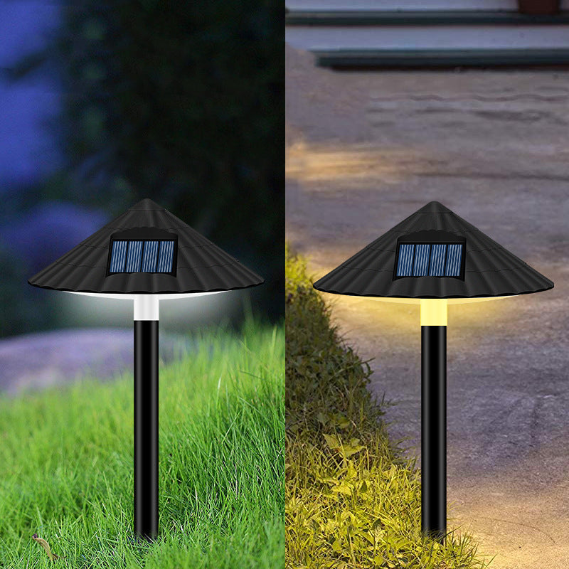 Solar Lawn Umbrella Lights Solar Plug Control Intelligent Road Lamps Outdoor Landscape Garden Decoration Mushroom Lights - Trendy Treasures