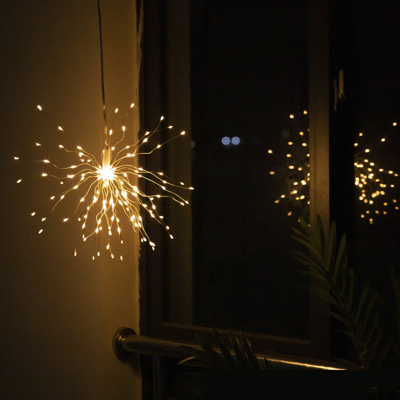 Outdoor Waterproof Remote Control Copper Wire Lamp Dandelion String Light - Trendy Treasures