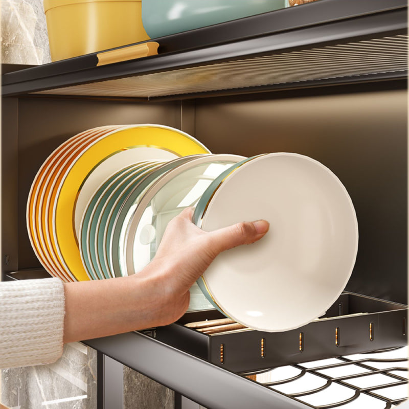 Retractable Hole Plate Kitchen Countertop Dish Drain Rack Multifunctional - Trendy Treasures