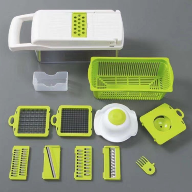 12 In 1 Manual Vegetable Chopper Kitchen Gadgets Food Chopper Onion Cutter Vegetable Slicer - Trendy Treasures