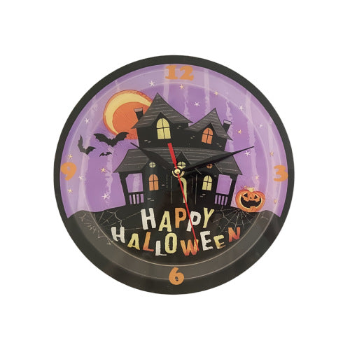 Living Room Home Halloween Theme Noiseless Clock - Trendy Treasures