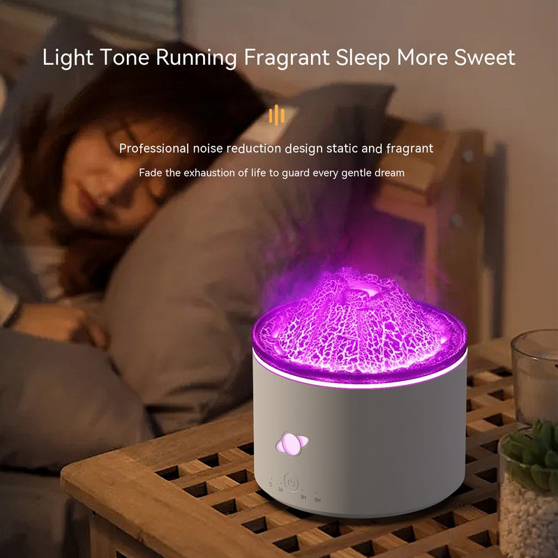 Simulation Volcano Aroma Diffuser Home Bedroom - Trendy Treasures