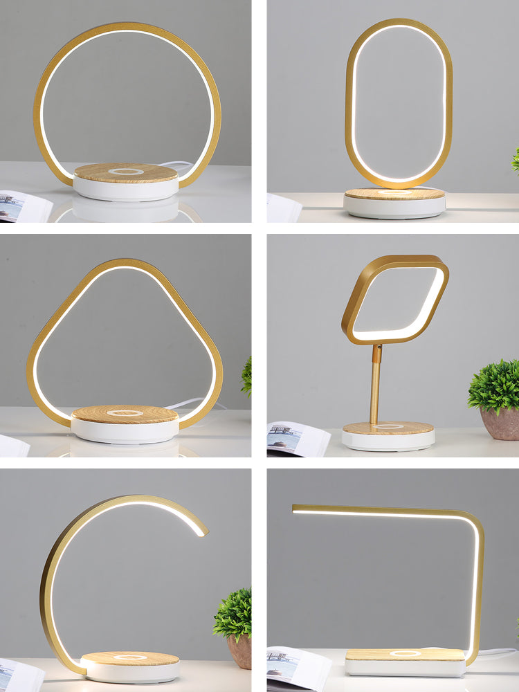 Bedside Lamp Mobile Phone Wireless Charging Desk Lamp - Trendy Treasures