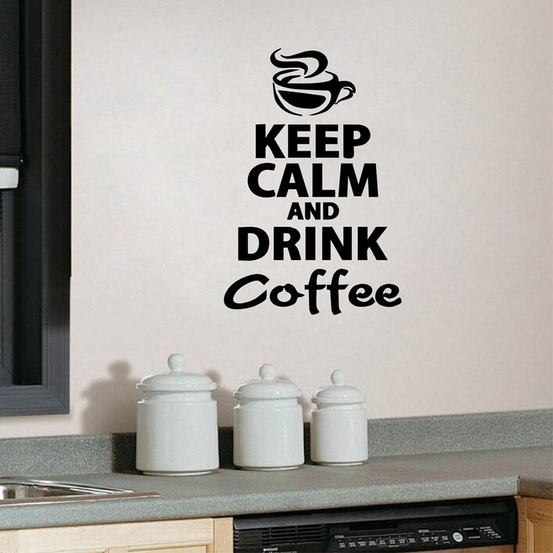 Kitchen Coffee Shop Walls Decal Wall Art - Trendy Treasures