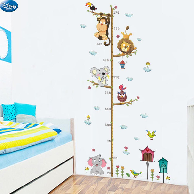 Tree Lion Wall Stickers Height Measure for Kid Rooms - Trendy Treasures